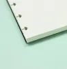 Notebooks A5 Mushroom Hole Louseleaf Refil Blank / Horizontal Line / Dot Matrix / Lattice A5 Looseleaf Notebook Página interna destacável