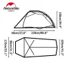 Shelters Naturehike Camping Tent Cloud Up 1 2 3 New Upgrade Ultralight Cycling Tent Outdoor 10D Waterproof Hiking Tent Large Space Tent