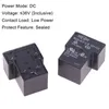 2 PCS 12V Relay 832A-1A-F-C-B 12VDC 30A 4Pins Electromagnetic Relay Home Appliance Relays