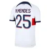 24 25 25 MAILLOT MBAPPE SOCCER Jerseys Kit 23/24 Wersja gracza Wersja Pre Match 2023 2024 Maglia Paris Home Away Football Shirt Hakimi Fabian Vitinha O Dembele 888