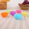 Baking Moulds 12Pcs/set Round Fondant Pan 3D Muffin Cupcake Mould Silicone Pumpkin Form Mold Tools Cake Decorating For Bakeware