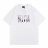 Kith Mens T Shirt Designer Koszulka Mężczyźni Koszulka pół rękawów Letnie Casual Pure Cotton A Emborbing Short Sleved Street Fashion Unisex Top Ubranie