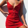 Robes décontractées Europe et les États-Unis Ring Sac à glissière Hip Sexy Suspenten Robe 2024 Summer Women's Wear