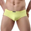 Sous-fonds Sexy Men's Soussolmless Underwear Soufflement respirant mini boxer Shorts Bugle Pouche gay Slip Homme Boxershorts Bikini