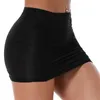 Urban Sexy Dresses Womens Ladies Mid Waist Stretchy Shirring Sexy Miniskirt Summer Mini Skirts Elastic Waistband Ruched Skirt for Party Nightclub 2443