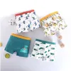 3-14 Years Old Childrens Underwear Cotton Boys Boxer Shorts Medium and Small Childrens Panties 4 PCS Kids Panti Lingerie 240329