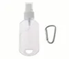 50 ml Bouteille à vapeur vide bouteille en plastique portable Réutilisable SOAP Articles de toilette Contage avec bouteille de vaporisage à crochet porte-clés Bouteilles de voyage 4979861