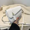 Bag Solid Color Mini Pu Leather Saddle Crossbody Bags For Women 2024 Brand Trendy Shoulder Handbags Female Travel Purses