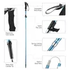 Trekking Poles Sticks Hoo Pole Lightweight Collapsible Fivefalce Walking Stick för vandringskamtillbehör Drop Delivery Sports Outdoors Otgxv