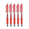 PCS Intrekbare balpen Grote capaciteit 0,5 mm gelpennen Zwart/rood/blauw bijvullen School Office -briefpapierbenodigdheden