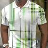 Мужские повседневные рубашки топы мужская рубашка легкий мышечный принцип с коротким рукавом тонкий рукав тонкий футболка с полосатой деловой бизнес стильно