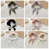 Scarves Solid Lace Hair Scarf Accessories Soft Wrap Headband Triangle Band Cotton Linen Sweet Neckerchief Women