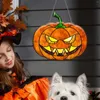 Feestdecoratie grote pompoen vleermuis spook acryl ornament Halloween hanger raam veranda enge