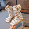 Flipers Gladiator Girls Sandals 2023 New Kids Fashion Casual Shoes Casual