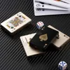Unusual Torch Turbo Butane Without Gas Lighter, Metal Playing Cards Jet Lighter, Creative Windproof Outdoor Lighter, Funny Toys for Men