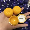 Storage Bottles 50Pcs Unique Refillable 10g Vegetable Pumpkin Shape Lip Scrub Packaging Mini Creative Container Face Eye Cream Jar