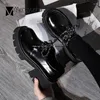 Casual Shoes Thicken Soled Lolita Woman Solid Leather Flats Platform Creepers College Girls Muffins Brogues Women Lace-Up Oxford