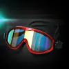 Schutzbrille UV Schutz wasserdichte Mode bequemes Silikon Großer Rahmen polarisierte Schwimmgläser Antifog Schwimmbrille erwachsene Männer Frauen Frauen