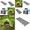 Växelförvaring och underhållsmöbler Cam Folding Bed Tralight Single Tent Cot Portable Slee Aluminium Alloy Frame Drop Delivery SPO DHSWI