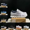 2024 New Mens Running Shoes Cloud 5 Fiji Rose Eclipse Chambray Nimbus Alloy Designer Sneaker OnColuds All Black Glacier Grey White Womens Trainer Size 36-45 With Box