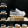 2024 Nouvelles chaussures de course pour hommes nuage 5 Fiji Rose Eclipse Chambray Nimbus Alloy Designer Sneaker Oncoluds All Black Glacier Gris White Womens Trainer 36-45 avec boîte