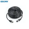 2024 3M/5M/10M/15M/20M/ 4 PIN Aviation Connector Cable Video and Audio Cable, Professional Extend Cable for CCTV Mdvr for 4 PIN Aviation