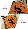 Kudde Halloween Witch Print Cover Home Decoration Cartoon Square Throw