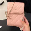 Borsa per telefonia mobile Borsa Borsa di lusso Materiale Caviale Borsa Spalla Borsa Baglie di designer di alta qualità sacchetta di borse da donna borsetta da donna mini