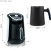 コーヒーメーカーエレクトリックコーヒーポットステンレススチールコーヒーポットポータブルコーヒーポットは、4カップの家庭自動トリックコーヒーマシンY240403に作ることができます