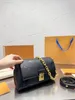 Любимая средняя сумочка мягкая зерно -коровящаяся сумка для сети женская сумочка классическая поперечная сумка для тела дизайнерская сумочка старая цветочная сумка для плеча металлическая цепная кошелька кошелек