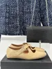 Lässige Schuhe drei Farben Ballet Mode Retro Atmosphäre bequem vielseitig 2024 Frühjahr 0119