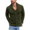 Mens Sweaters Sweater Cardigan Autumn And Winter Solid Color Button Europe The United States Casual Large Size Drop Delivery Apparel C Ot2Sr