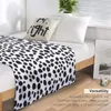 Coperte Black Dalmatian Pattern Trova di divano coperta e peloso pesante