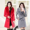 Vestes féminines 2024 Spring Automn Fashion Fur Fur Collier Double-Breasted Coats Mabines de haute qualité Streetwear pour femmes de haute qualité