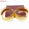 Brincos Adixyn Brincos de argolas africanas para mulheres Brincos de cor de ouro/cobre Jóias de jóias do Oriente Médio Etíopes N06212