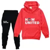 Kids Print Sportswear Clothing 3-12 Year Boy Girl HoodiePants Set Toddler Coat spring autumn Now United Childrens Sweatshirt 240318