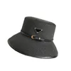 Halm strandhatt sommar andas lyx hink hatt ungdom populär roman casquette homme fritid broderier bokstäver hattar designers kvinnor mjuk pj088 b23