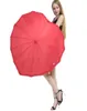 Czerwone serce Parasol romantyczny parasol Parasol Parasol na wesele po props