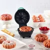 Brödtillverkare Mini Donut Machine Waffle Maker Portable Donut Cake Breakfast Non-Stick Coating 350W Electric Baking Pan Easy to Clean