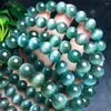 Link Armbanden Natural Green Apatiet Bracelet Crystal Reiki Healing Stone Fashion sieraden Gift cadeau voor vrouwen 1 stks 8/9mm