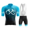 Cicling Jersey Set Summer Ropa Ciclismo Mens Bicycle Cycling Cycling Gradient Color Mountain Bike Jersey Spet Sports Suit 240320