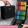 Kalemler Renkli Kalem 200/150/120/72/48 Renkler Sanatçı Boyama Kalem Profesyonel Çizim Sanat Çizim Okulu Malzemeleri için Seti
