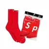 Chaussettes pour hommes noir 2 paires / pack mode chaussettes décontractées chaussettes de créateurs pour hommes en coton respirant avec 3 couleurs skateboard Hip Hop Sock Sports