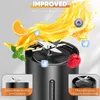 Blender Taşınabilir Kablosuz Elektrik Meyve Sesici 4000mAH USB Şarj Edilebilir Smoothie Kişisel Portakal Buz Ezmek 6 Bıçak Mikser