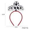 Nowy futbolowy opaska na głowę Puchar Europy Football Temat Decoration Dekoracje Fan Puling Prop Ab84