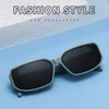 Classic designer sunglasses Sunglasses designed for men and women sunscreen radiation protection rectangular frame color changing lens delivery box