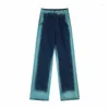 Women's Jeans ReddaChic 90s Skater Oversize Denim Pants For Women Y2k Vintage High Waist Neon Tie Dye Wide Leg Baggy Hip Hop Trousers