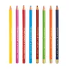 Pencils 12Pcs/Set Uni Colored Pencil Set Oily Crayon Hand Tear Roll Paper 7600 nosharp Pencil For Metal/Leather/Wood/ Japan Stationery