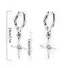 Dangle Oorbellen 2024 Goth Harajuku Y2K Zoete Koele Zilveren Kleur Metalen Ster Drop Hanger Oorbel Voor Vrouwen Egirl Esthetische EMO Accessoires