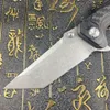 Nieuwe aankomst A6704 Hoge kwaliteit Flipper Vouwmes 7Cr13Mov Stone Wash Tanto Blade CNC G10 Handschakel Balboer Buiten Camping Wandel EDC Folder Knives